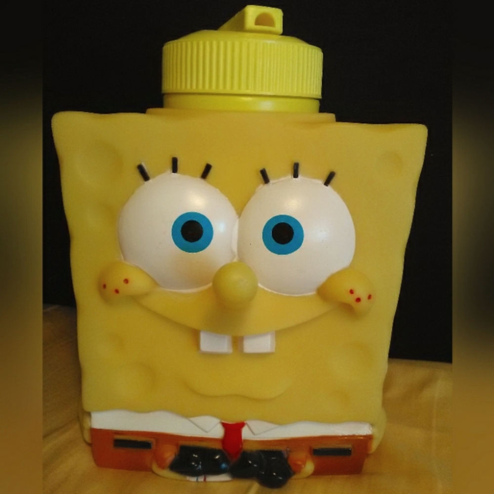 2013 SpongeBob SquarePants Character Water Bottle (Huge Adorable)